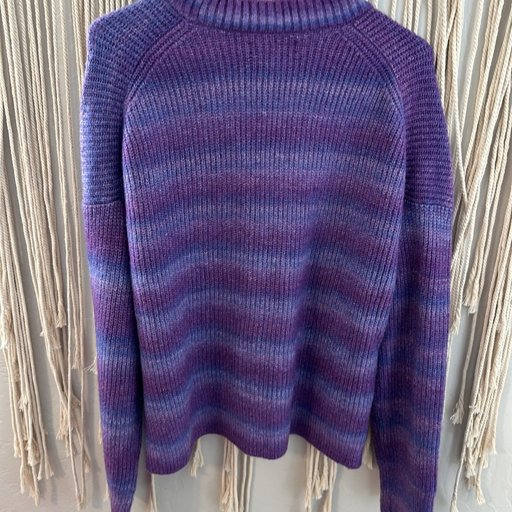 Spacedye Ribbed V-Neck Cardigan - Picture 5 of 5